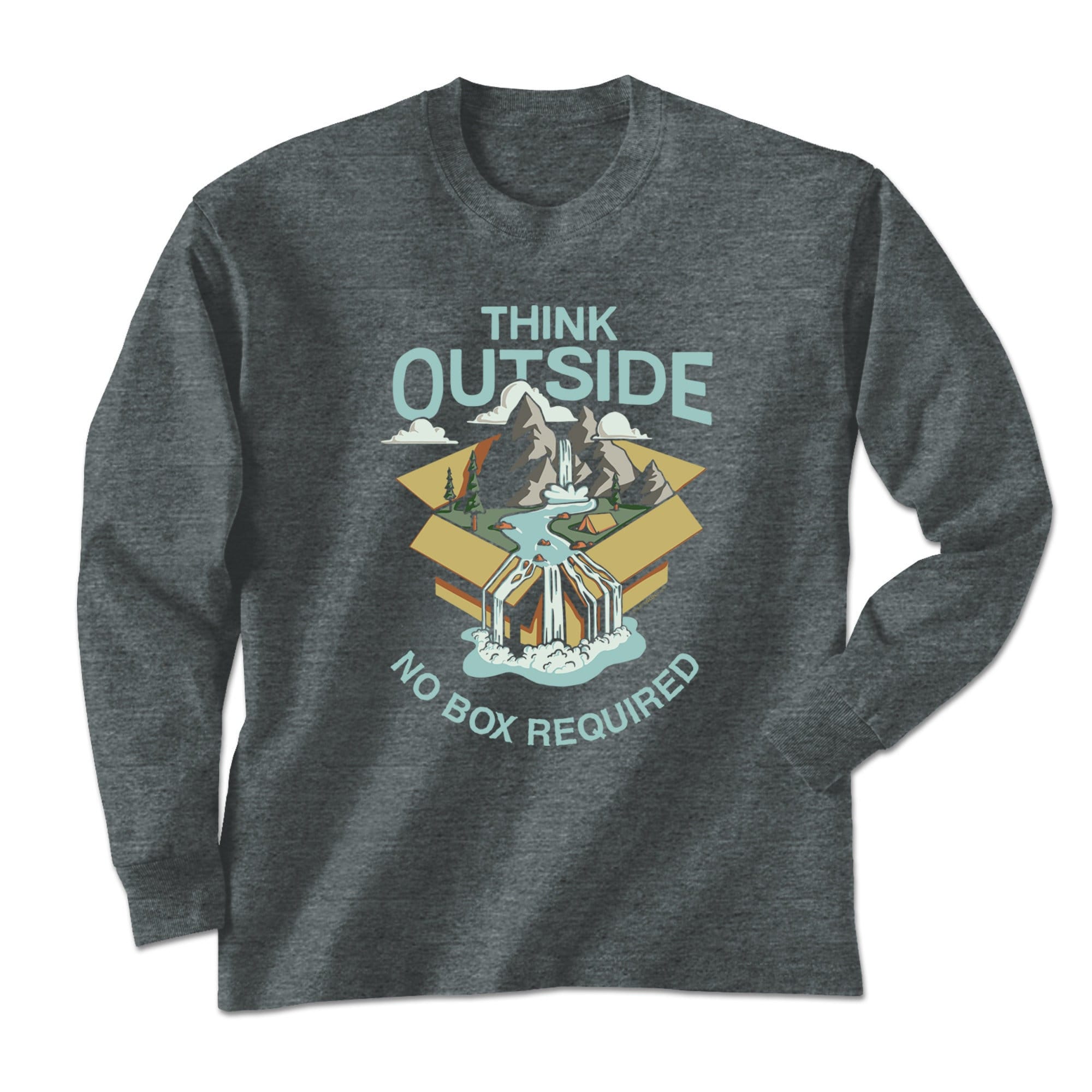 Outdoors T-Shirt Graphic Tee Think 