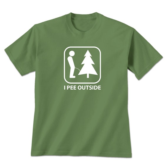 I Pee Outside Funny Camping T-Shirt I Pee Outside Funny Camping T-Shirt
