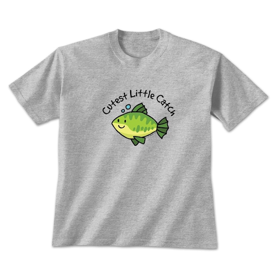 Toddler T-Shirts | Cutest Little Catch | Fishing Shirt | Graphic T-Shirt |  Kids Clothes | Nature Lover | Play Shirt | Cute Fishing Shirt