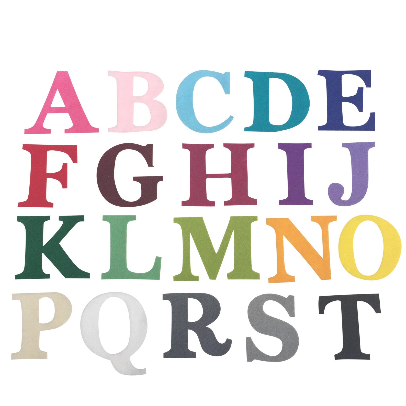 Iron On Felt Applique Letters 11 cm/Iron On Felt Letters/felt Etsy