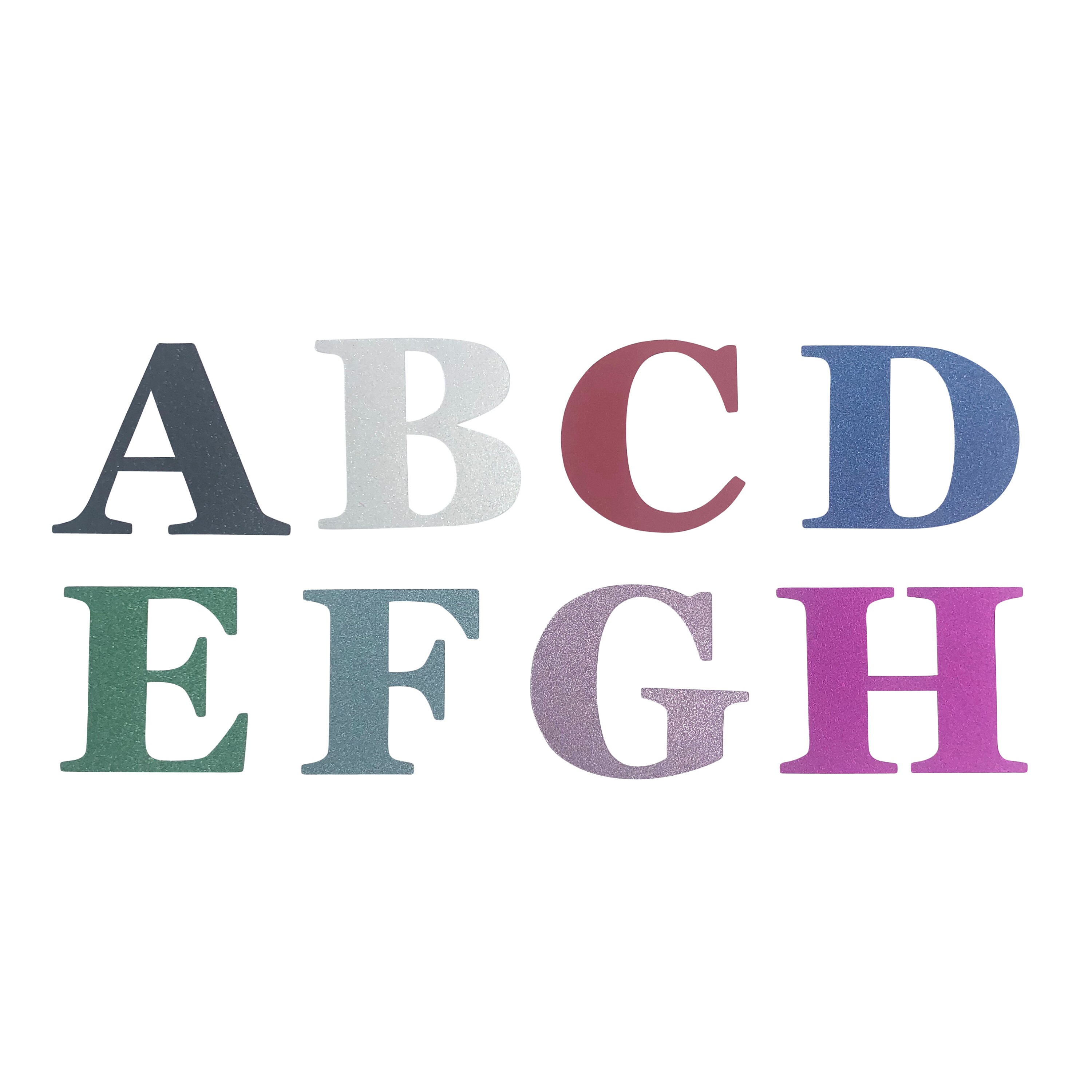 Glitter Stick on Letters and Numbers/11cm/Adhesive Glitter Etsy