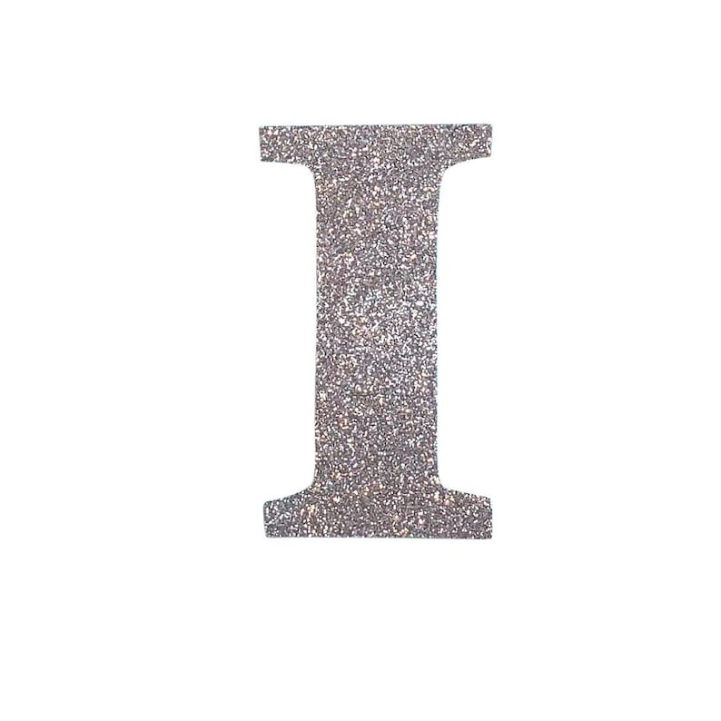 Glitter Stick on 5cm Tall LettersAdhesive Glitter LettersGold Silver Copper Black White GlitterGlitter Wedding Stick On Signage Letters