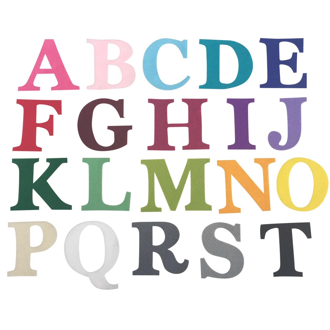 Adhesive Felt Craft Letters 9cm/felt Adhesive Letters/felt Etsy UK