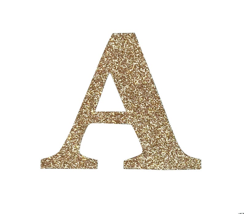 Glitter Stick on 5cm Tall LettersAdhesive Glitter LettersGold Silver Copper Black White GlitterGlitter Wedding Stick On Signage Letters