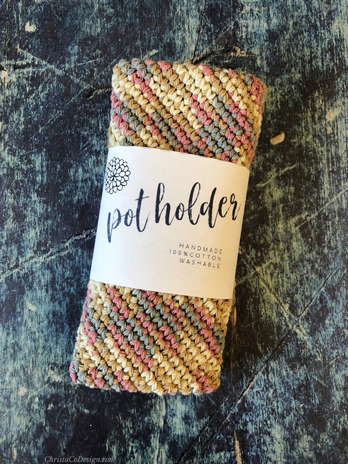 Tag Crochet Pot Holders - Teal – Ginger's of Corinth