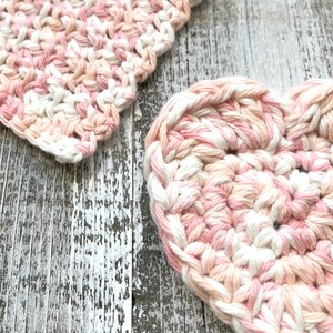 Crochet Pattern Heart Scrubby Pocket Heart Scrubby Pattern Crochet Heart Pattern Cotton Scrubby Pattern Valentine's Day Gift Scrubby image 3