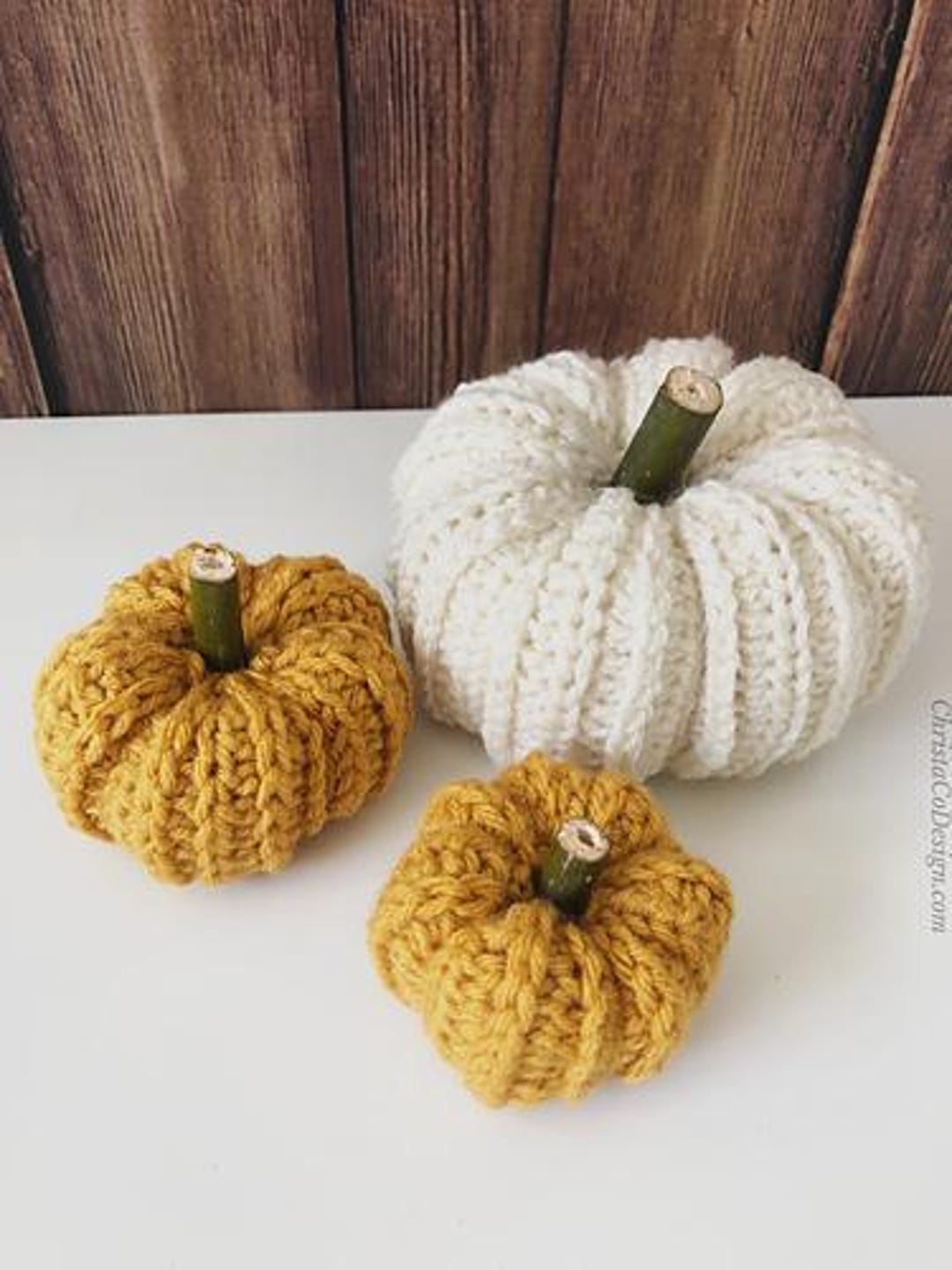 Easy Crochet Ribbed Pumpkin Pattern PDF - Etsy