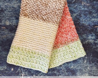Easy Annurca Towel Pattern PDF - DK Yarn - Textured Design