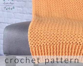 Crochet Pattern Blanket | Throw Blanket | Ribbed Crochet Blanket | Crochet Afghan Pattern | Crochet Pattern |Blanket Pattern | Lapghan PDF