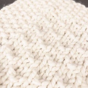 Super Bulky Knit Blanket Pattern, Textured Throw, Baby to CAL King, Easy PDF image 8