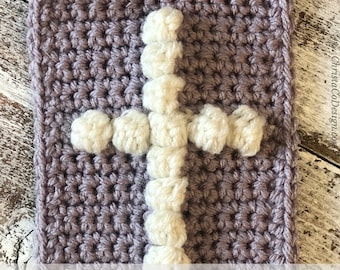 Pocket Prayer Cloth, Intermediate Crochet Pattern, Aran Yarn Spiritual Accessory for Meditation & Comfort