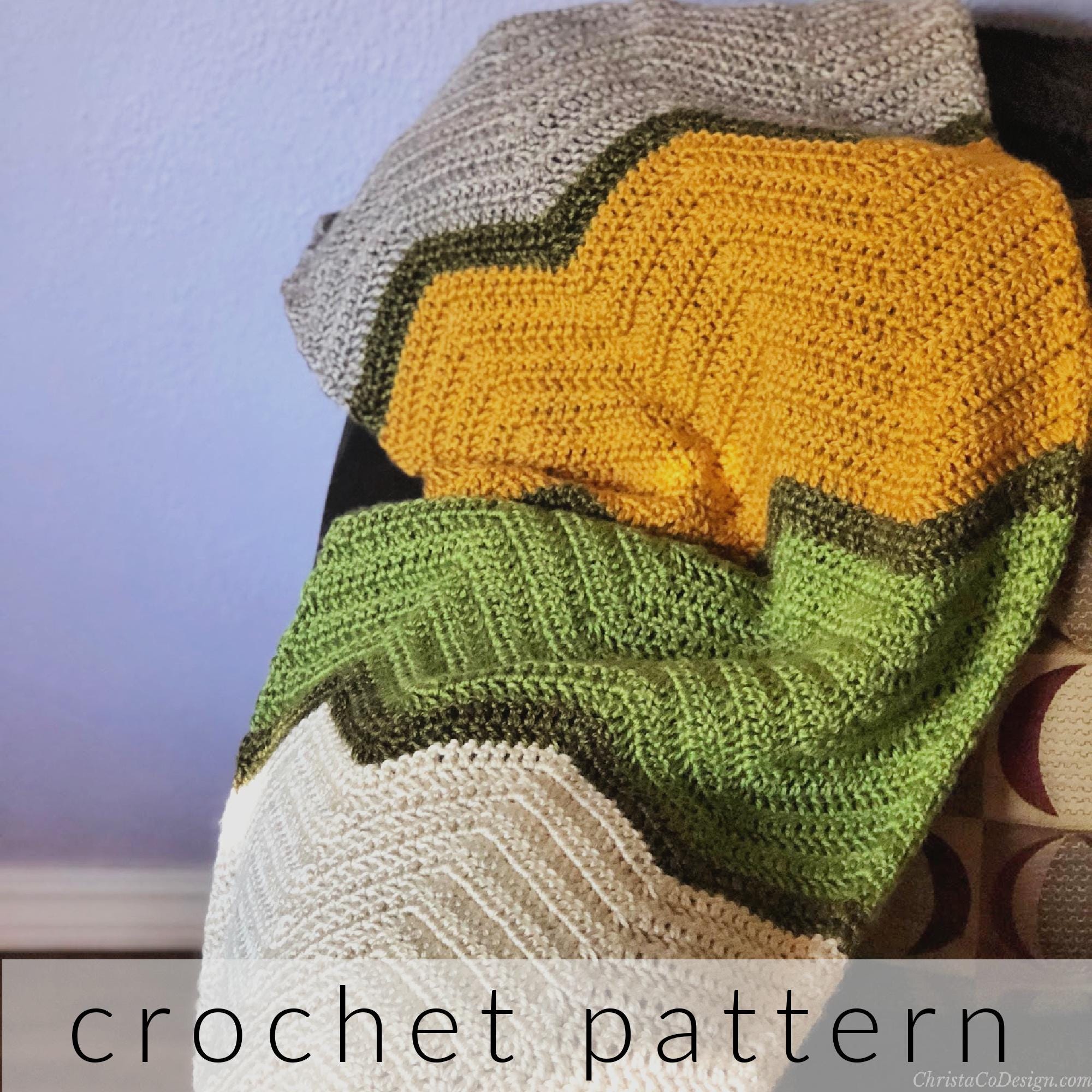 40 Paid and Free Crochet Chevron Patterns To Try Today 5 Chevron Baby Blanket