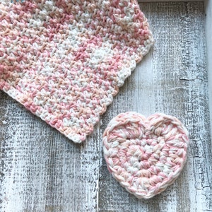 Crochet Pattern Heart Scrubby Pocket Heart Scrubby Pattern Crochet Heart Pattern Cotton Scrubby Pattern Valentine's Day Gift Scrubby image 5