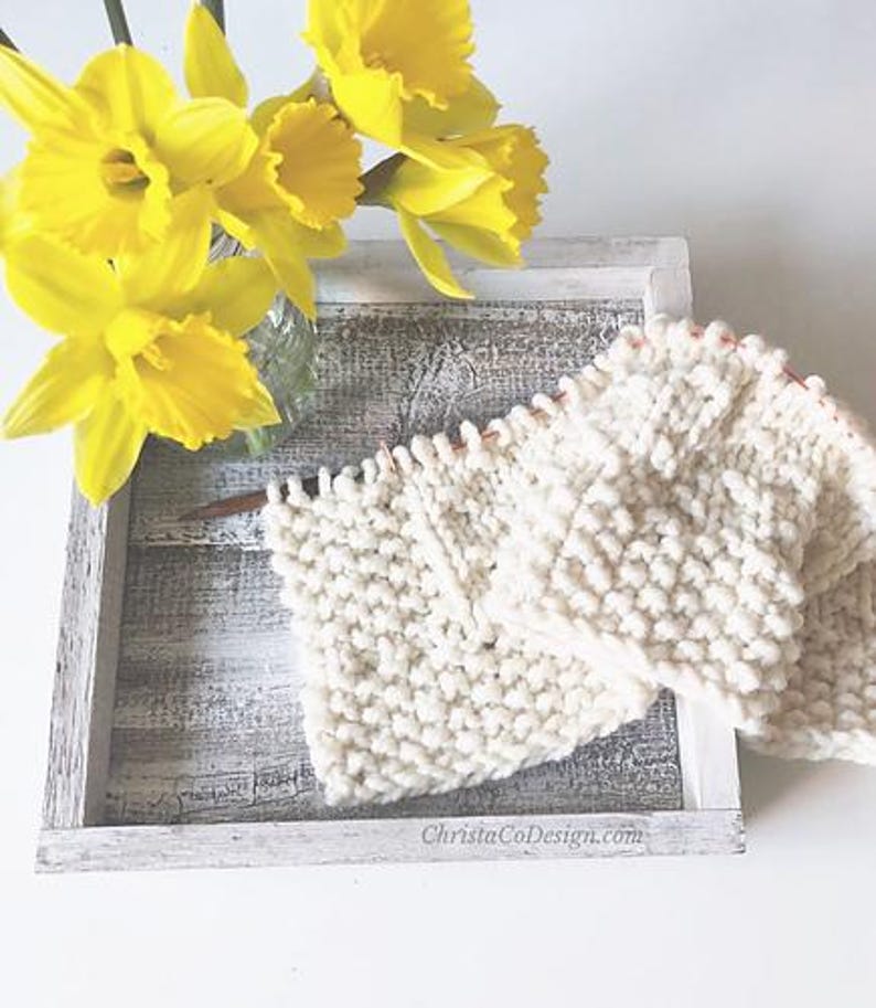 Super Bulky Knit Blanket Pattern, Textured Throw, Baby to CAL King, Easy PDF image 6