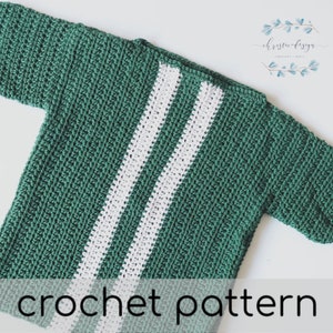 Crochet Racing Tee Shirt Pattern PDF For Kids Easy Level