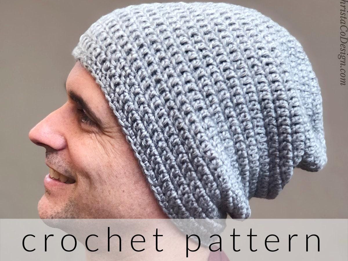 39 Hipster Slouchy Beanie Crochet Patterns for Stylish DIY Hats 3 Easy Crochet Slouchy Beanie For Aran Yarn