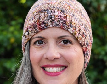 Crochet Giulietta Hat Pattern PDF - Intermediate - Beanie Toque - Worsted Yarn - Video - Written Pattern