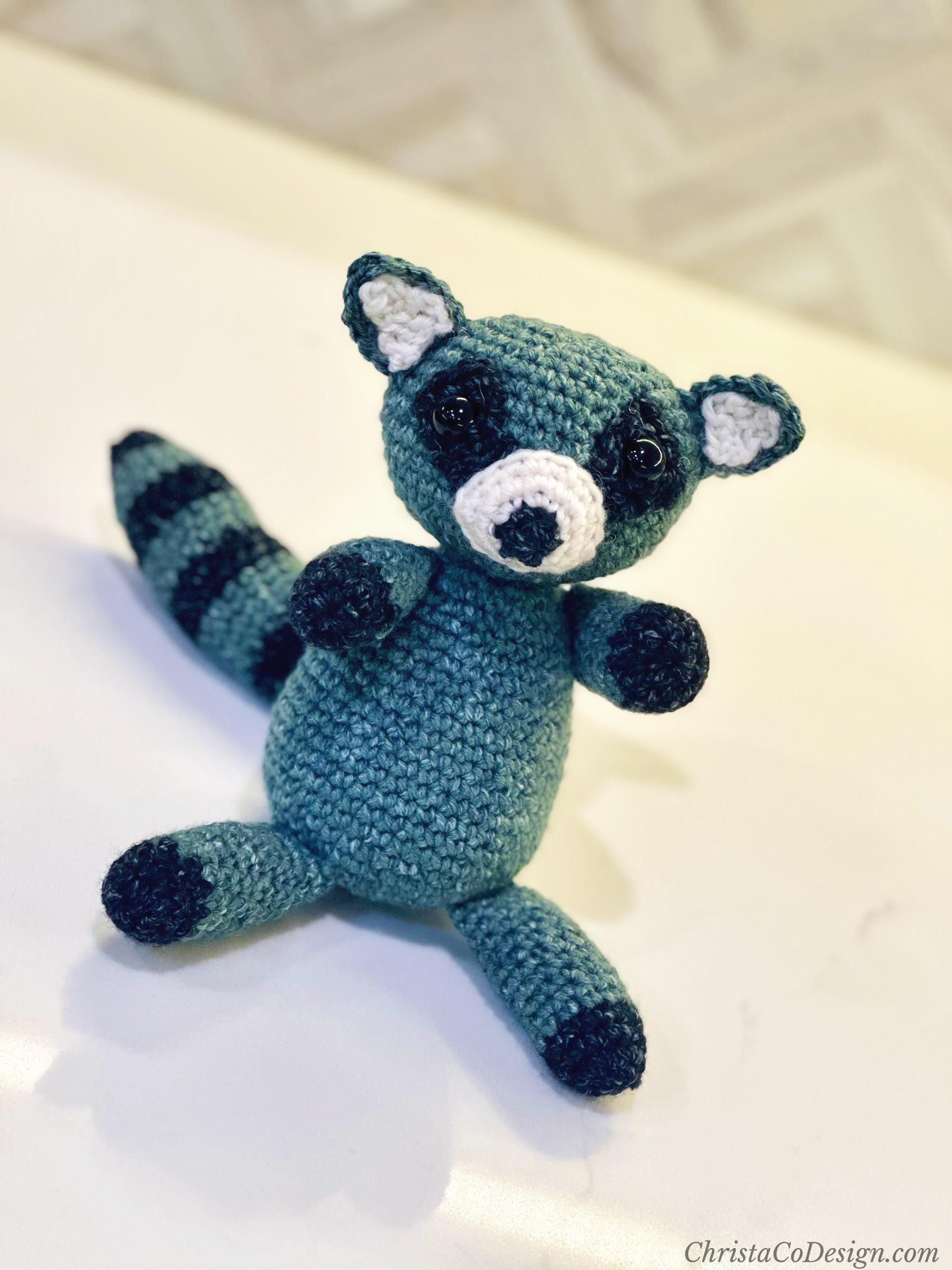 38 Racoon Crochet Patterns for Woodland Amigurumi, Hats, Appliques, and Cozy Handmade... 7 Raccoon Doll Easy Animal