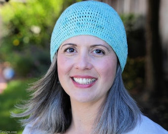 Crochet Nella Hat Pattern PDF - Easy Yarn Beanie, Toque Pattern