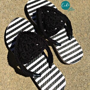 Crochet Pattern Granny Triangle Crochet Sandals Pattern Crochet Flip Flops Crochet Shoes Beachwear Crochet Sandals image 7