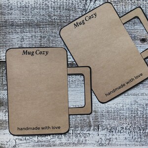 Printable Mug Cozy Template | Cup Cozy Printable PDF | Coffee Cup ...
