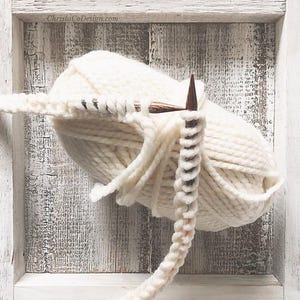 Super Bulky Knit Blanket Pattern, Textured Throw, Baby to CAL King, Easy PDF image 9