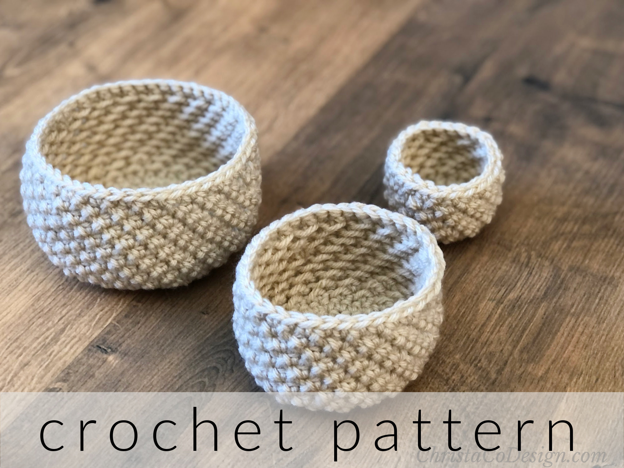 Free Mini Crochet Basket Pattern - Easy Crochet Patterns