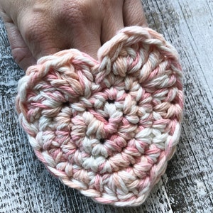 Crochet Pattern Heart Scrubby Pocket Heart Scrubby Pattern Crochet Heart Pattern Cotton Scrubby Pattern Valentine's Day Gift Scrubby image 6