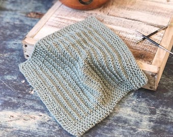 Easy Dishcloth Pattern PDF - Worsted Yarn - Pattern