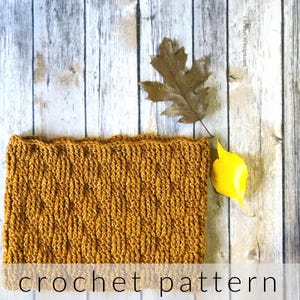 Pinerolo Cowl Pattern - Intermediate - Aran / Worsted Yarn - Textured - Front/back Post Stitch - Pattern PDF