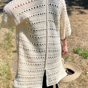 Mid Summer Cardigan Crochet Cardigan Crochet Sweater - Etsy