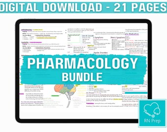 Pharmacology Study Guide for NCLEX-RN UWORLD Drug Guide - Etsy