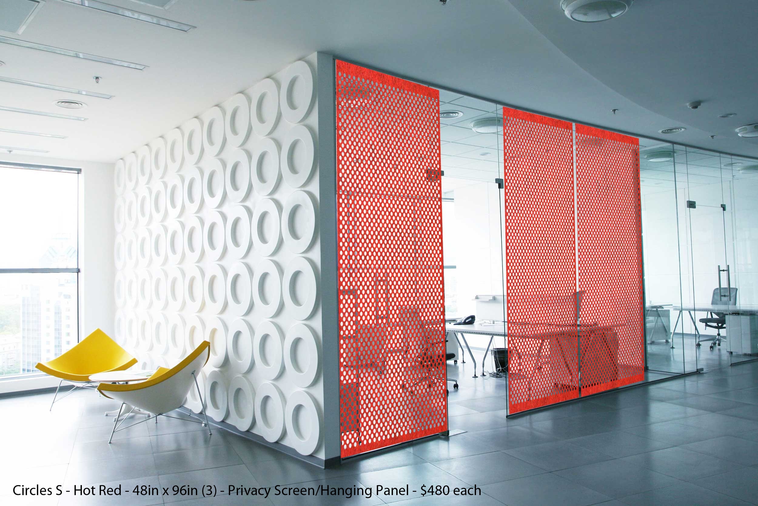 Felt Panels and Dividers Laser Cut Designer Design Circles Etsy UK