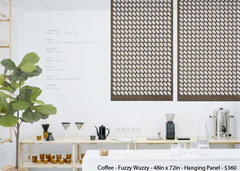 Laser Cut Designer Felt Panels and Room dividers: Interior | Etsy