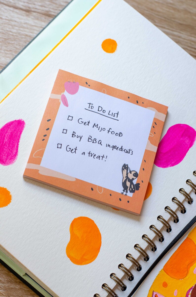 Cute Animal Sticky Notes Bundle | 50 Sheet Memo Pads - Etsy