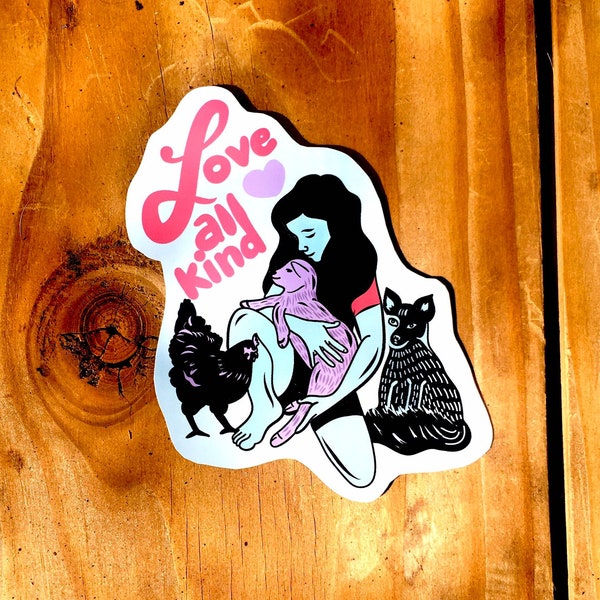 Vegan Love Sticker