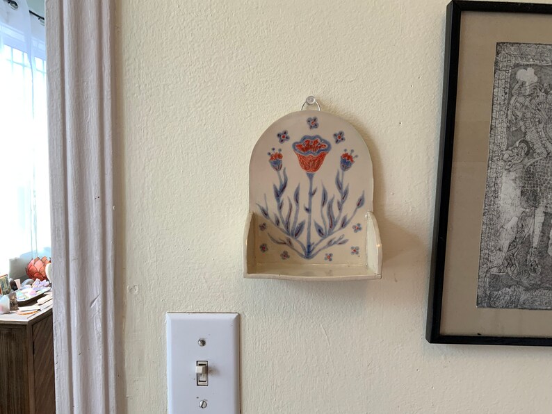 Boho Ceramic Altar Flower Design Etsy