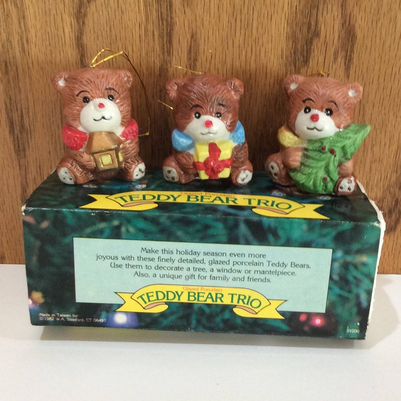 teddy bear ornaments
