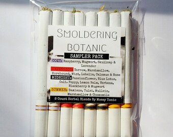NEW Variety Pack | Smoldering Botanic Blends | 8 count | 2 each of Expansion, Cozy, Midnight & Summer blends!