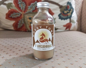 7 Mushrooms Coffee Alternative | Herbal Blend featuring Reishi, Cordyceps and Lion's Mane Mushrooms