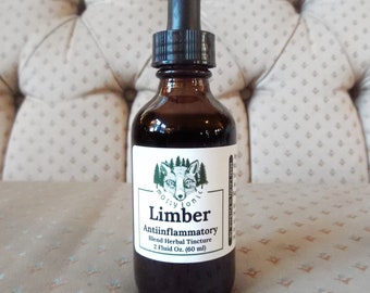 LIMBER Tincture | Inflammation support herbal blend made with Organic ingredients | Featuring Turmeric Root