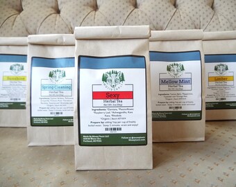 SEXY Tea | Herbalist formulated with Damiana, Passionflower & Kava! Aphrodisiac + Relaxing Loose Leaf Tea
