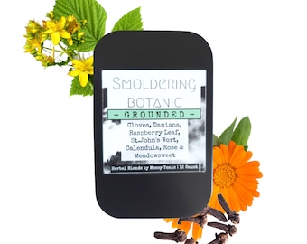 Grounded | Smoldering Botanic Blends | 12 count | Featuring Cloves, Damiana & St.John's Wort!