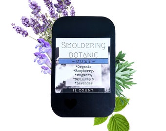 Cozy | Smoldering Botanic Blends | 12 count | Featuring Lavender, Mugwort & Skullcap!