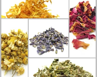 Lavender | Rose | Chamomile | Damiana | Calendula | Organic Herbs | Bulk Options available | Create your own Holistic Apothecary!