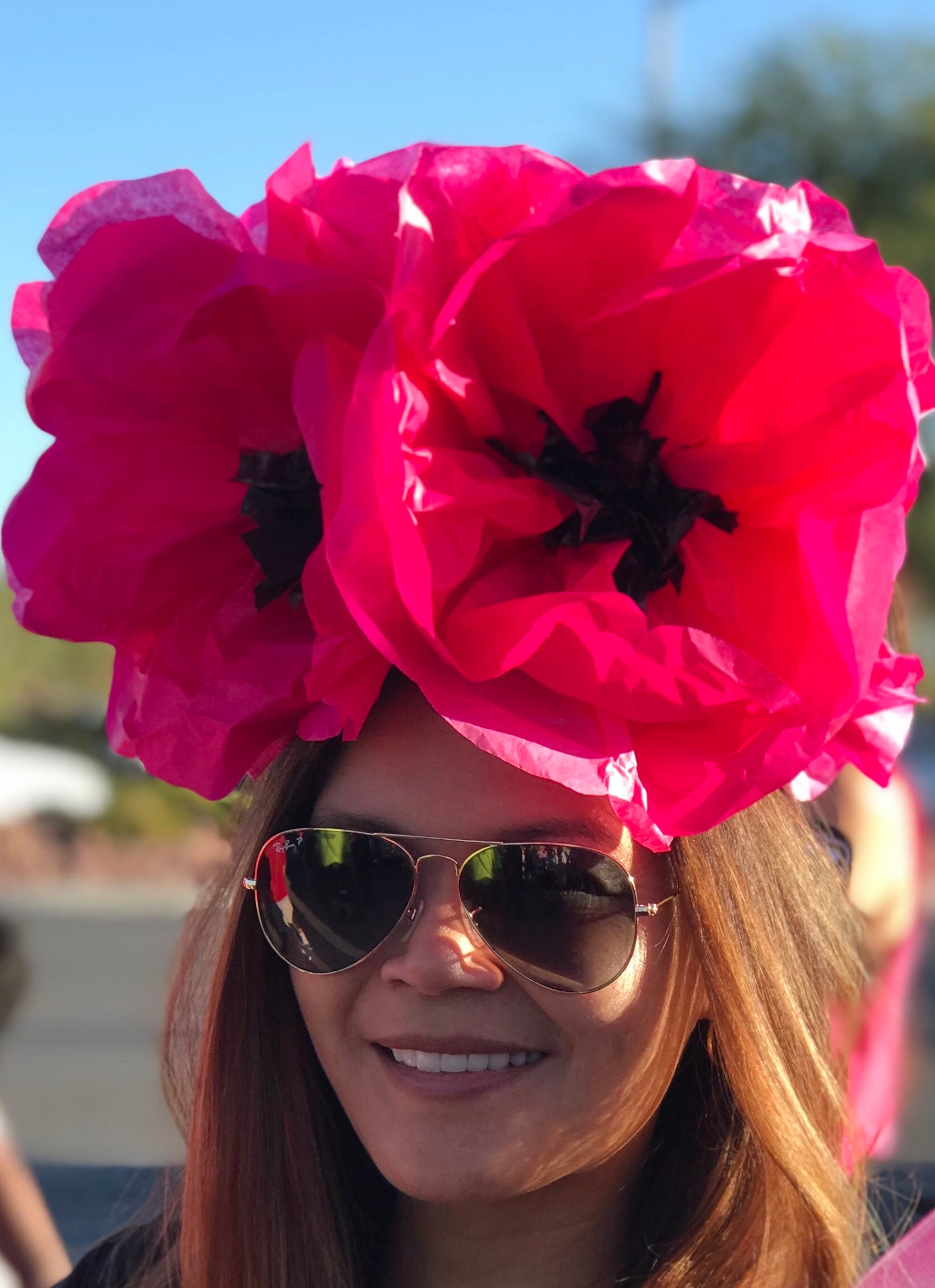 Breast Cancer Awareness Head Dress for Cancer Walk Etsy