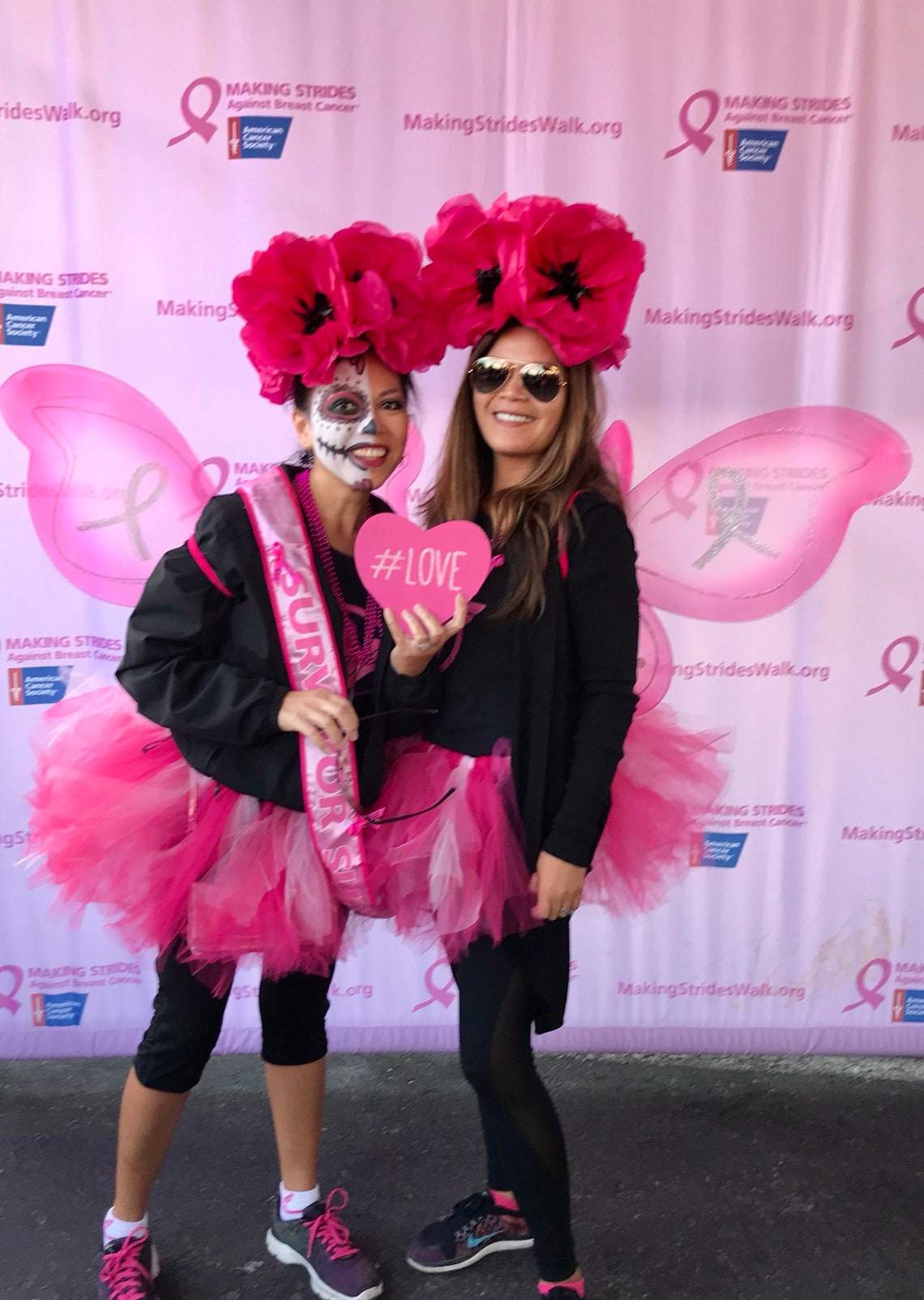 Breast Cancer Awareness Head Dress for Cancer Walk Etsy