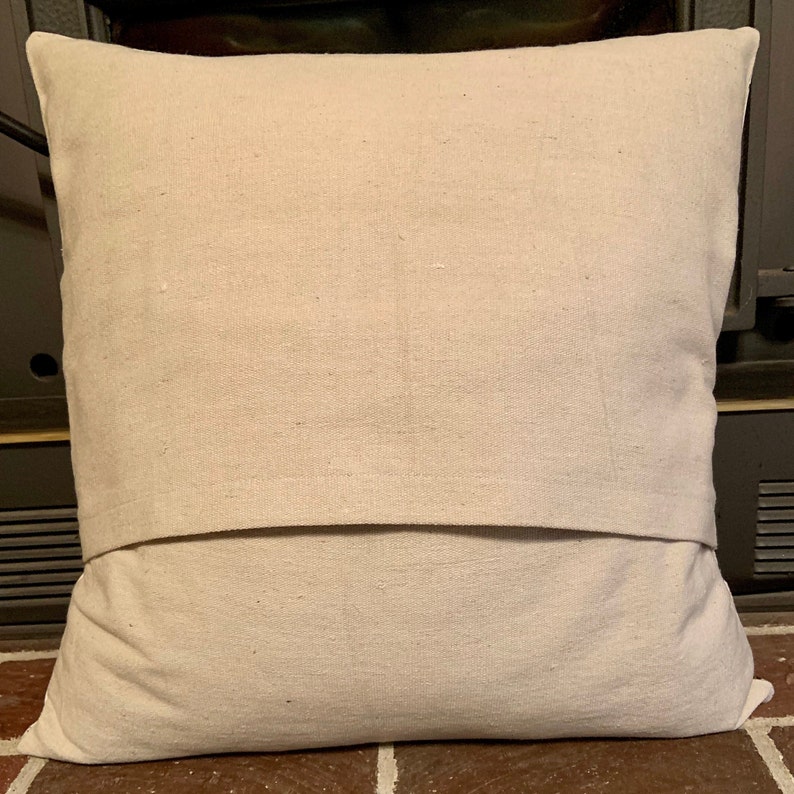 Easter Decor Rustic Farmhouse Style Peter Cottontail Pillow Envelope Pillow Easter Bunny Pillow Cover Canvas Drop Cloth Pillow