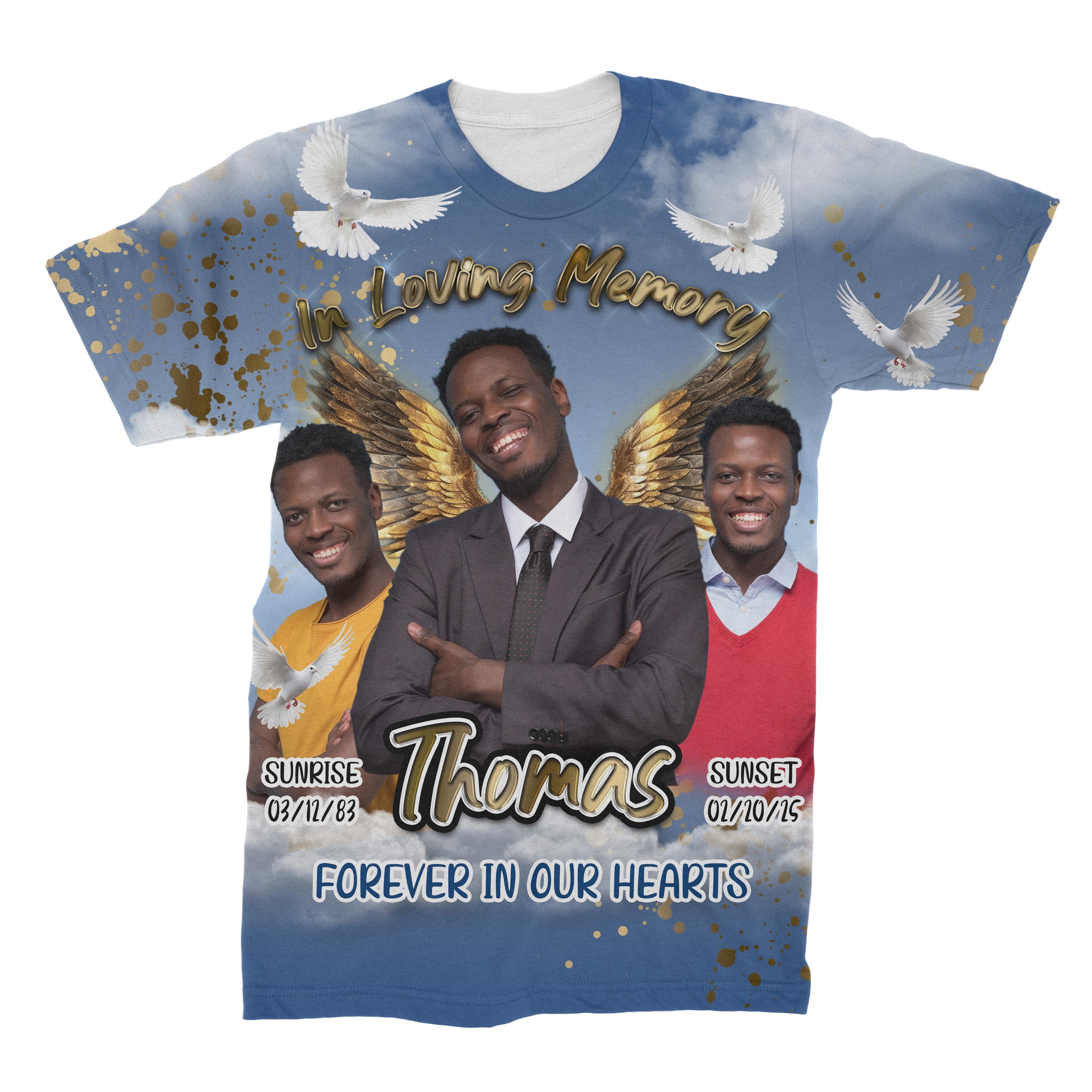 Personalized in Loving Memory Memorial T-shirt - Etsy