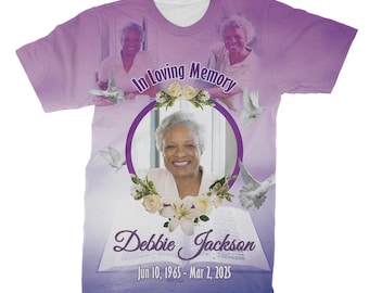 Custom Memorial Rest in Peace T-Shirt